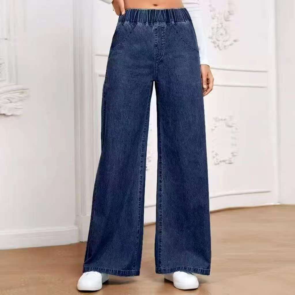 Orris Wide-leg Straight Jeans