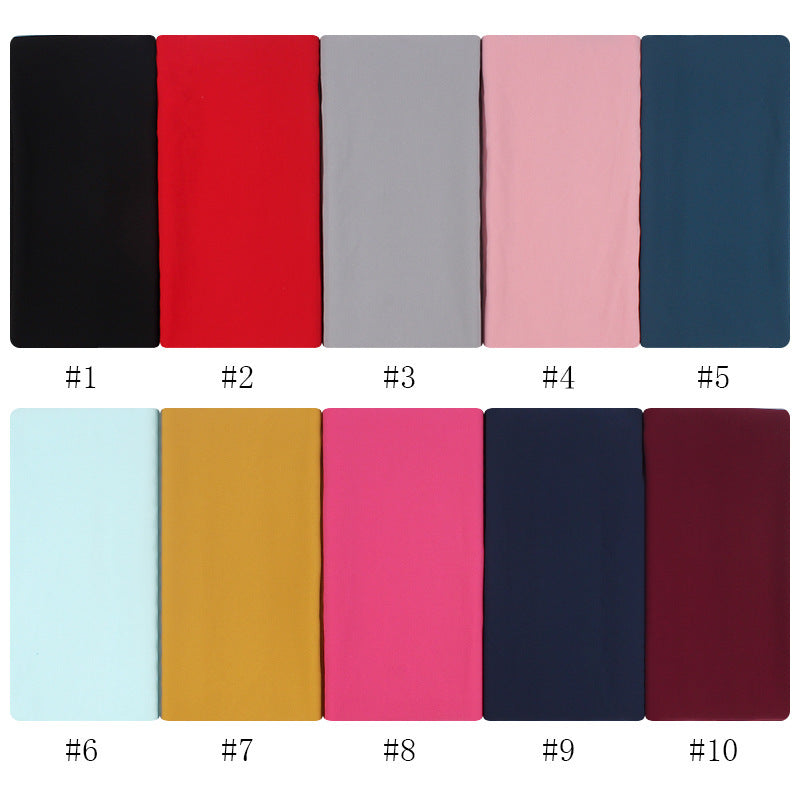 Orris Monochrome Pearl Chiffon Hijab Scarf