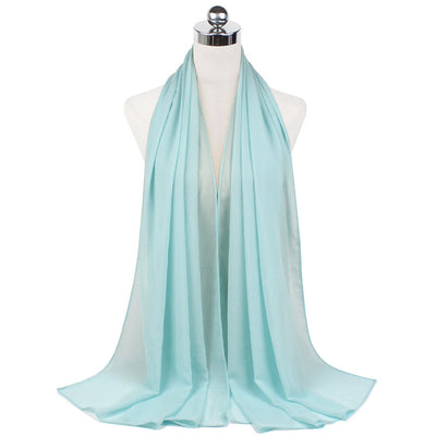 Orris Monochrome Pearl Chiffon Hijab Scarf