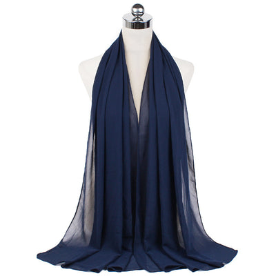 Orris Monochrome Pearl Chiffon Hijab Scarf