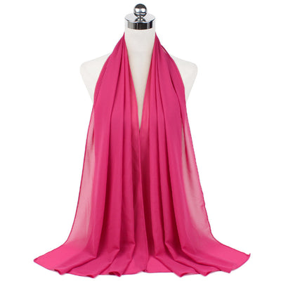 Orris Monochrome Pearl Chiffon Hijab Scarf