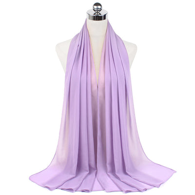 Orris Monochrome Pearl Chiffon Hijab Scarf