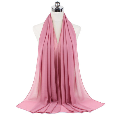 Orris Monochrome Pearl Chiffon Hijab Scarf