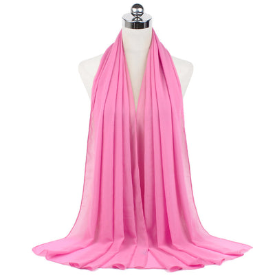 Orris Monochrome Pearl Chiffon Hijab Scarf