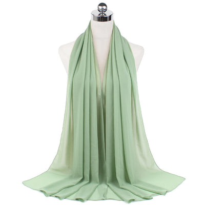 Orris Monochrome Pearl Chiffon Hijab Scarf
