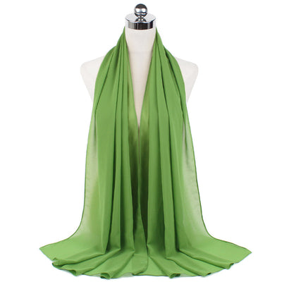 Orris Monochrome Pearl Chiffon Hijab Scarf