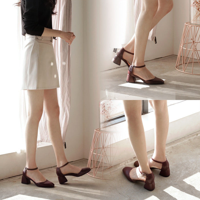 Orris thick heel sandals