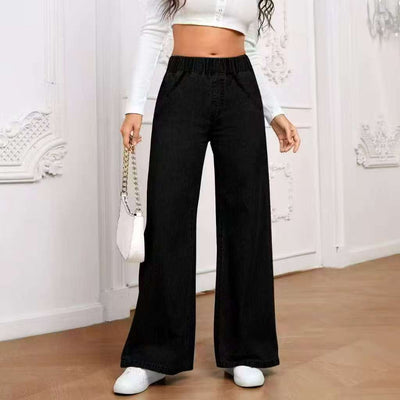 Orris Wide-leg Straight Jeans