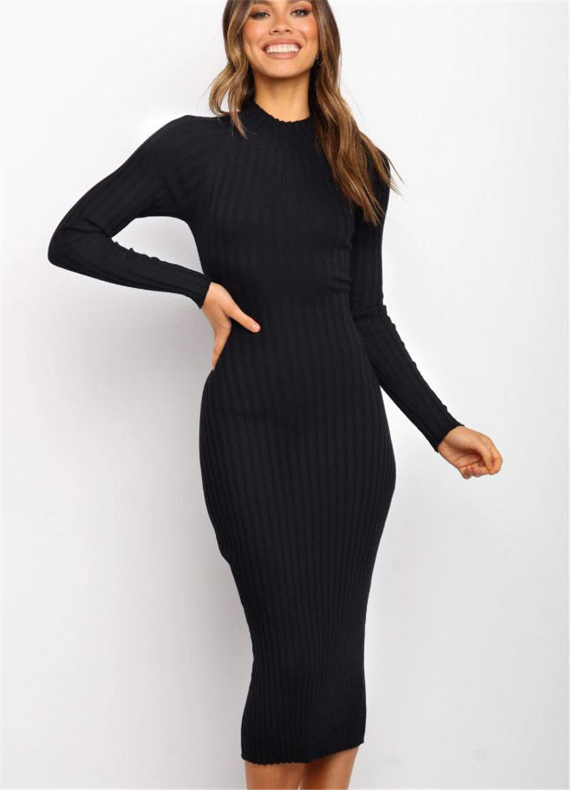Orris Sweater Backless Dresses