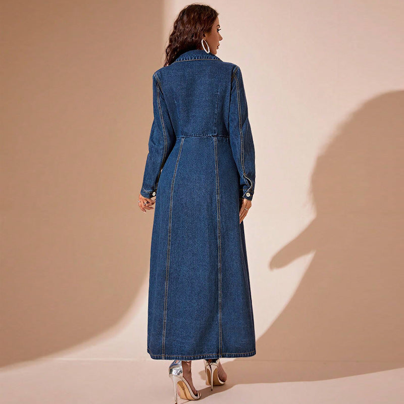 Orris Denim Cardigan Jacket Dress