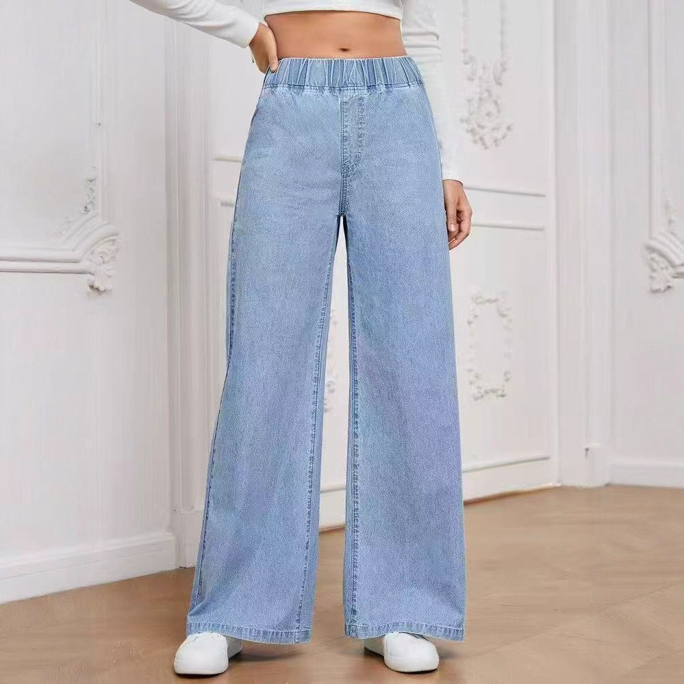 Orris Wide-leg Straight Jeans